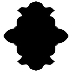Islamic Label Emblem Shape Glyph Pictogram symbol visual illustration