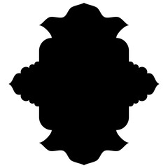 Islamic Label Emblem Shape Glyph Pictogram symbol visual illustration