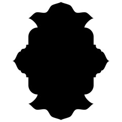 Islamic Label Emblem Shape Glyph Pictogram symbol visual illustration