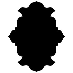 Islamic Label Emblem Shape Glyph Pictogram symbol visual illustration
