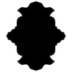 Islamic Label Emblem Shape Glyph Pictogram symbol visual illustration