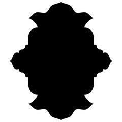 Islamic Label Emblem Shape Glyph Pictogram symbol visual illustration