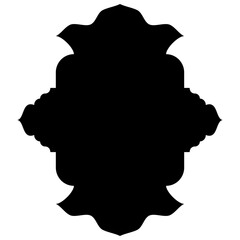 Islamic Label Emblem Shape Glyph Pictogram symbol visual illustration
