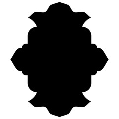 Islamic Label Emblem Shape Glyph Pictogram symbol visual illustration