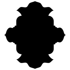 Islamic Label Emblem Shape Glyph Pictogram symbol visual illustration