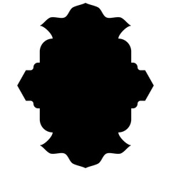 Islamic Label Emblem Shape Glyph Pictogram symbol visual illustration