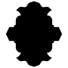 Islamic Label Emblem Shape Glyph Pictogram symbol visual illustration