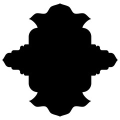 Islamic Label Emblem Shape Glyph Pictogram symbol visual illustration