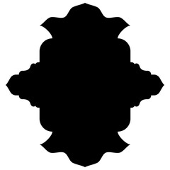 Islamic Label Emblem Shape Glyph Pictogram symbol visual illustration