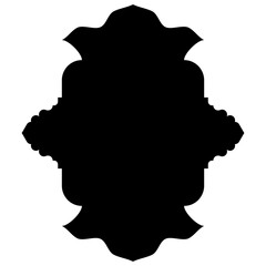 Islamic Label Emblem Shape Glyph Pictogram symbol visual illustration