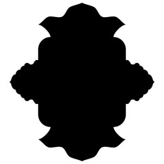 Islamic Label Emblem Shape Glyph Pictogram symbol visual illustration