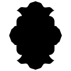 Islamic Label Emblem Shape Glyph Pictogram symbol visual illustration