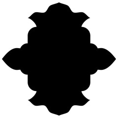 Islamic Label Emblem Shape Glyph Pictogram symbol visual illustration