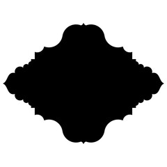 Islamic Label Emblem Shape Glyph Pictogram symbol visual illustration