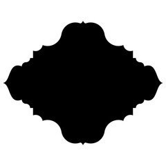 Islamic Label Emblem Shape Glyph Pictogram symbol visual illustration