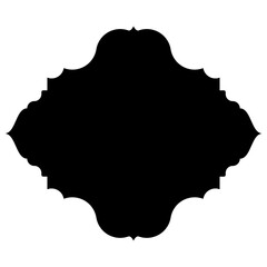 Islamic Label Emblem Shape Glyph Pictogram symbol visual illustration