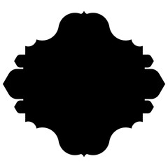 Islamic Label Emblem Shape Glyph Pictogram symbol visual illustration