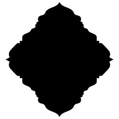 Islamic Label Emblem Shape Glyph Pictogram symbol visual illustration