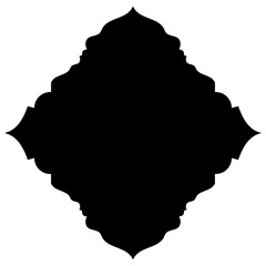 Islamic Label Emblem Shape Glyph Pictogram symbol visual illustration