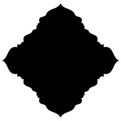 Islamic Label Emblem Shape Glyph Pictogram symbol visual illustration