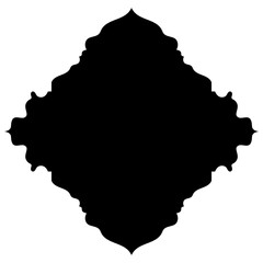 Islamic Label Emblem Shape Glyph Pictogram symbol visual illustration