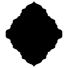 Islamic Label Emblem Shape Glyph Pictogram symbol visual illustration