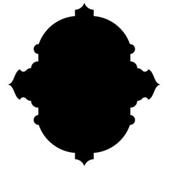 Islamic Label Emblem Shape Glyph Pictogram symbol visual illustration