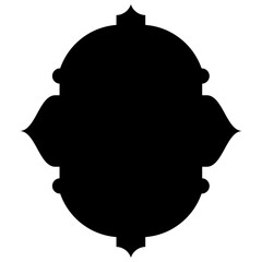 Islamic Label Emblem Shape Glyph Pictogram symbol visual illustration