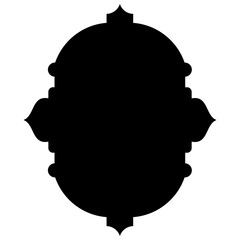 Islamic Label Emblem Shape Glyph Pictogram symbol visual illustration