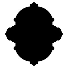Islamic Label Emblem Shape Glyph Pictogram symbol visual illustration