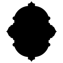 Islamic Label Emblem Shape Glyph Pictogram symbol visual illustration