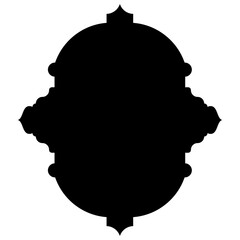 Islamic Label Emblem Shape Glyph Pictogram symbol visual illustration