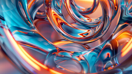 Render wallpaper: 3D abstract web banner background.