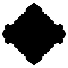 Islamic Label Emblem Shape Glyph Pictogram symbol visual illustration