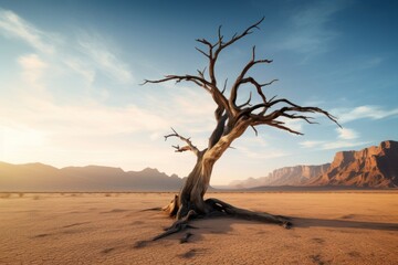 Dead Tree Desert tree landscape.