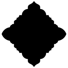 Islamic Label Emblem Shape Glyph Pictogram symbol visual illustration