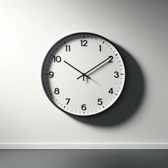 Minimalist Wall Clock in Modern Interior
