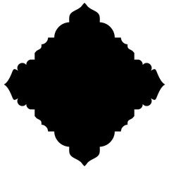 Islamic Label Emblem Shape Glyph Pictogram symbol visual illustration