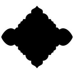 Islamic Label Emblem Shape Glyph Pictogram symbol visual illustration