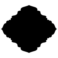 Islamic Label Emblem Shape Glyph Pictogram symbol visual illustration