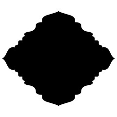 Islamic Label Emblem Shape Glyph Pictogram symbol visual illustration