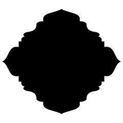 Islamic Label Emblem Shape Glyph Pictogram symbol visual illustration
