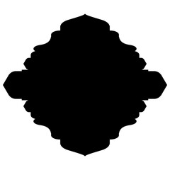 Islamic Label Emblem Shape Glyph Pictogram symbol visual illustration