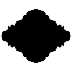 Islamic Label Emblem Shape Glyph Pictogram symbol visual illustration