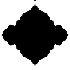 Islamic Label Emblem Shape Glyph Pictogram symbol visual illustration