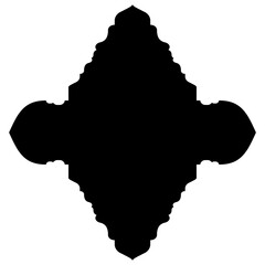 Islamic Label Emblem Shape Glyph Pictogram symbol visual illustration