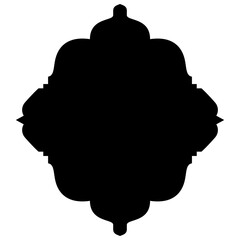Islamic Label Emblem Shape Glyph Pictogram symbol visual illustration