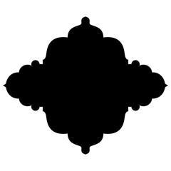 Islamic Label Emblem Shape Glyph Pictogram symbol visual illustration