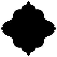 Islamic Label Emblem Shape Glyph Pictogram symbol visual illustration