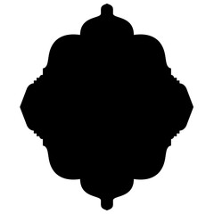 Islamic Label Emblem Shape Glyph Pictogram symbol visual illustration